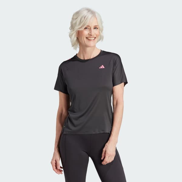 adidas Adizero Running T shirt Zwart adidas Offici le Shop