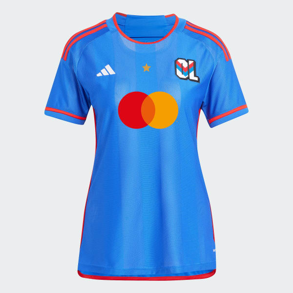 adidas Olympique Lyonnais 23 24 Away Jersey Blue adidas UK