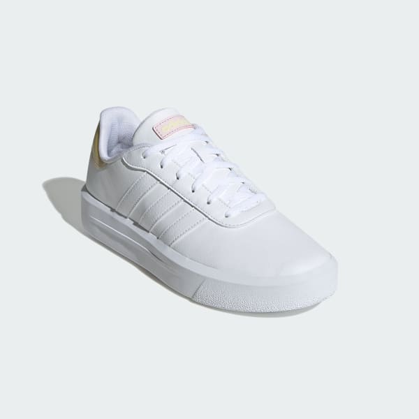 Λευκό Court Platform Shoes