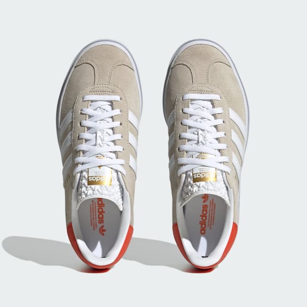 Beige Tenis Gazelle Bold
