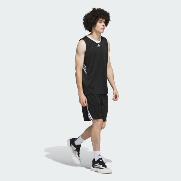 Zwart adidas Basketball Legends Tanktop