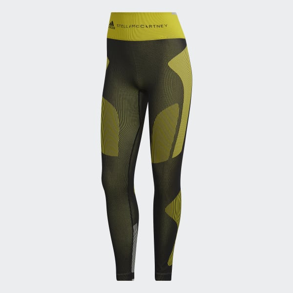 Czerń adidas by Stella McCartney TrueStrength Seamless Training Tights H4955