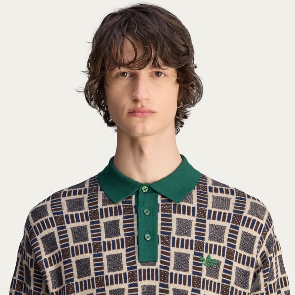 Adidas Brain Dead Knit Polo Shirt BUY IN EUROPE