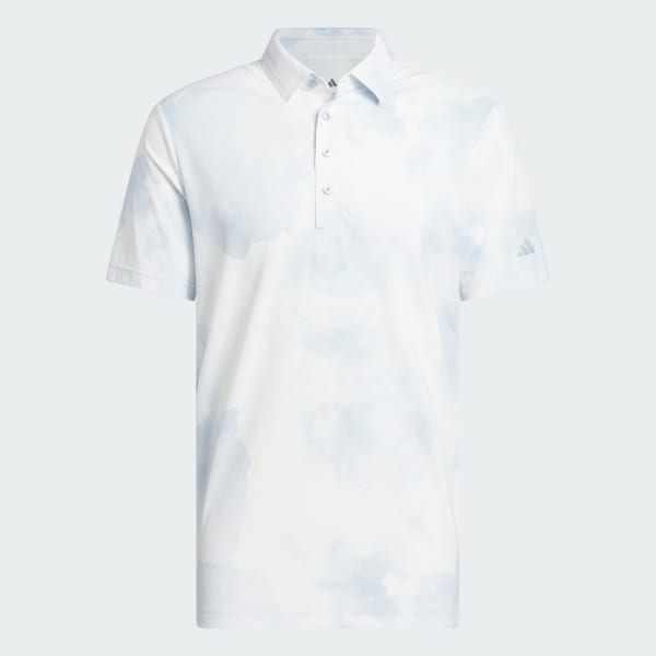 Blue Ultimate365 Printed Cool Feeling Tour Polo Shirt