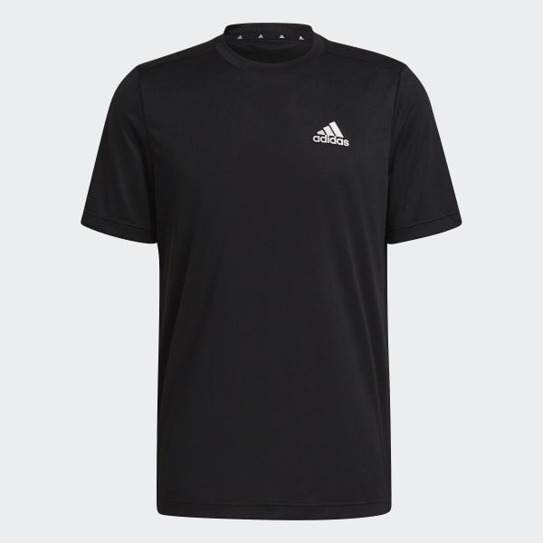 adidas AEROREADY DESIGNED TO MOVE SPORT TEE - Black | adidas Singapore