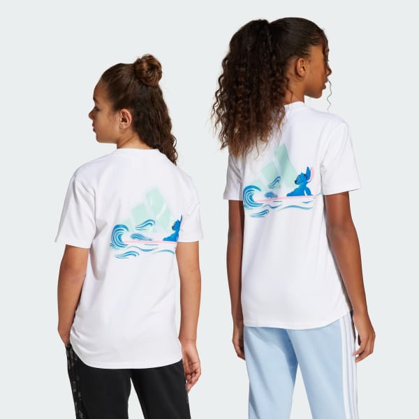 Putih T-SHIRT GRAFIS LILO & STITCH ADIDAS DISNEY