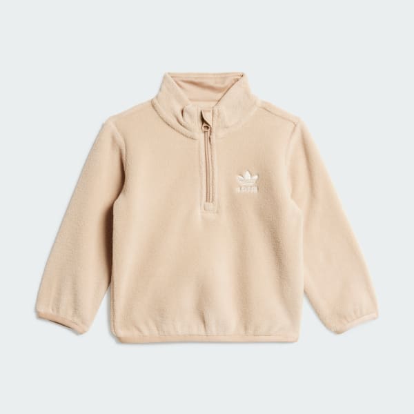 Fleece zip pullover online