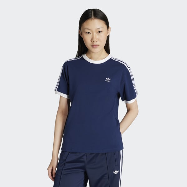 ★adidas★ 3S T Black IU2420 adidas Women's Lifestyle 3-Stripes Tee - Black | Free