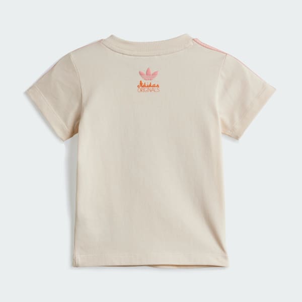 Adidas adidas Originals Summer Glow Tee and Short Set GLOBAL SHIPPING