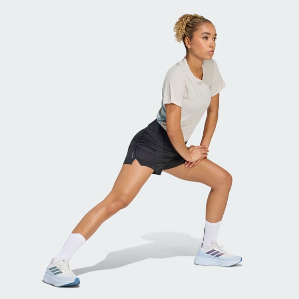 ベージュ adi365 ブリーズ ランニング Tシャツ