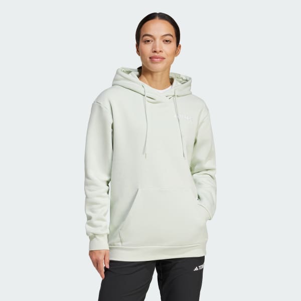 Verde Polera con Capucha Terrex Multi Logo Pequeño