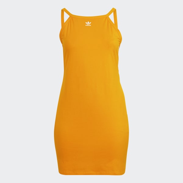 adidas Adicolor Classics Tight Summer Dress (Plus Size) - Orange ...