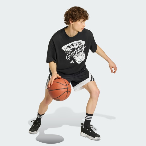 Zwart DBB BASKETBALL GRAPHICS T-SHIRT 1