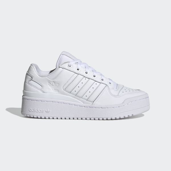 adidas Forum Bold Stripes Shoes - White | Free Shipping with