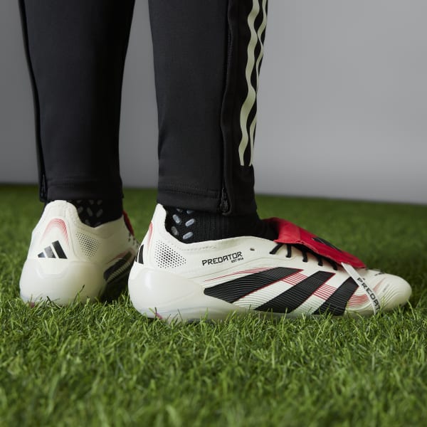 Chuteira Predator Elite Fold-Over Tongue Campo - Branco adidas