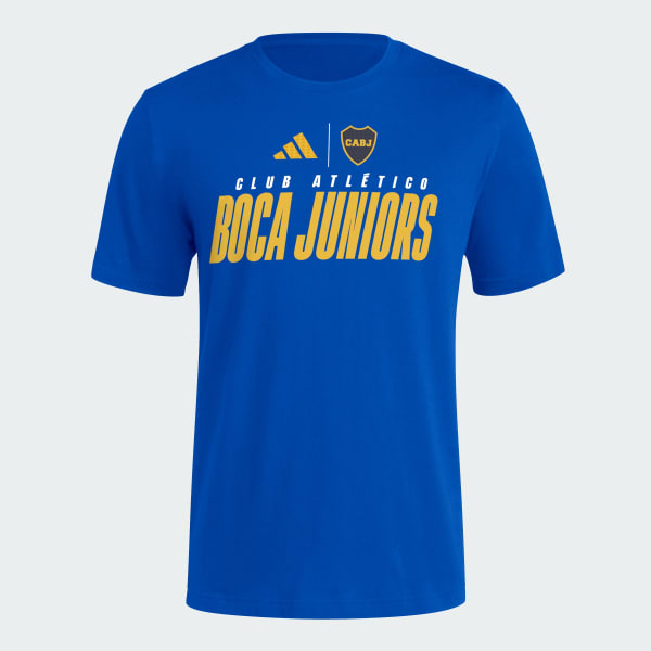 adidas BOCA JUNIORS GRAPHIC TEE - Blue | Free Shipping with