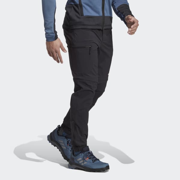 adidas TERREX Utilitas Hiking Zip-Off Pants - Black | Free Shipping ...