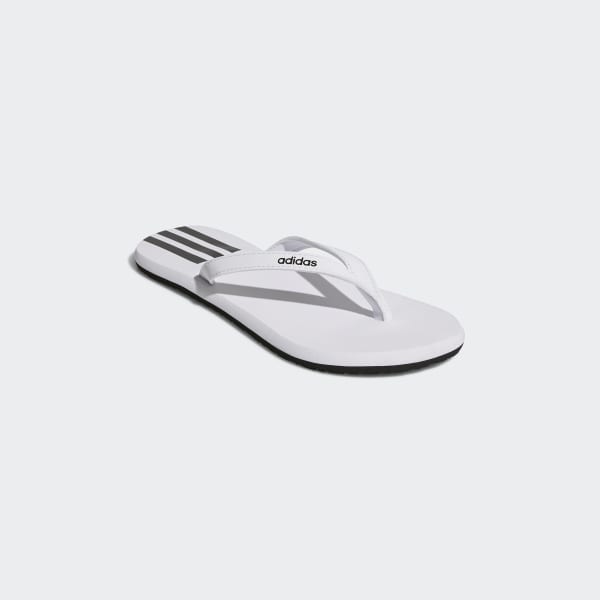 adidas silver flip flops