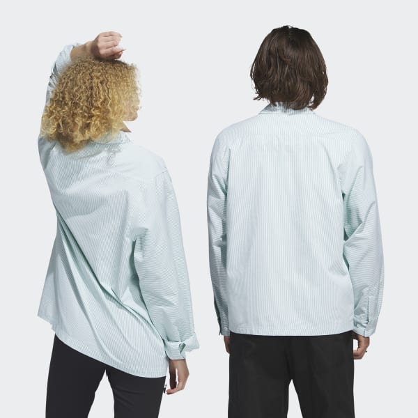 Green Shmoofoil Button-Up (Gender Neutral)
