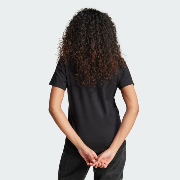Black All Blacks Rugby Cotton Tee