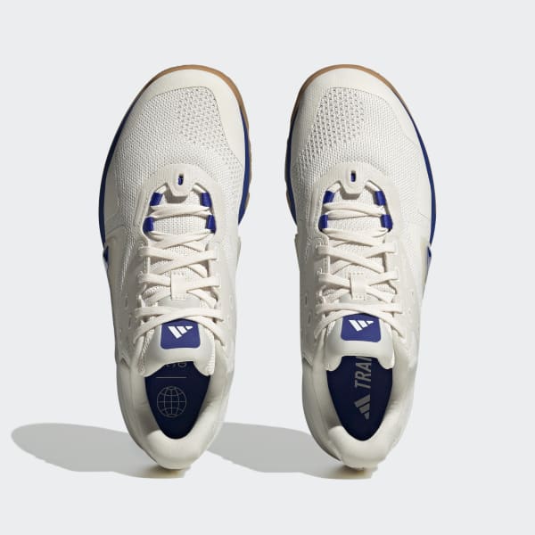 White Dropset Trainer Shoes