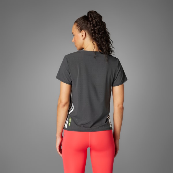 Black Adizero Running Tee