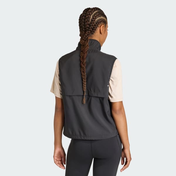 Nero Gilet da running adi365 Essentials