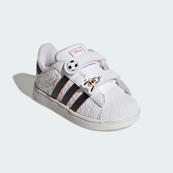 Hvit ADIDAS DISNEY SUPERSTAR II COMFORT CLOSURE SKO