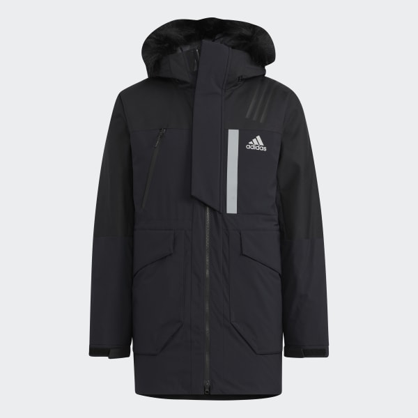 Negro Fur Hood Down Parka (Gender Neutral)