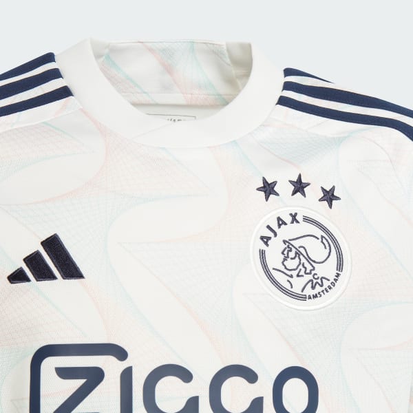 biela Dres Ajax Amsterdam 23/24 Away Juniors'