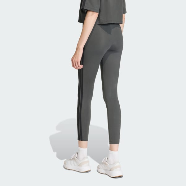 gris Legging coton 3 bandes Essentials