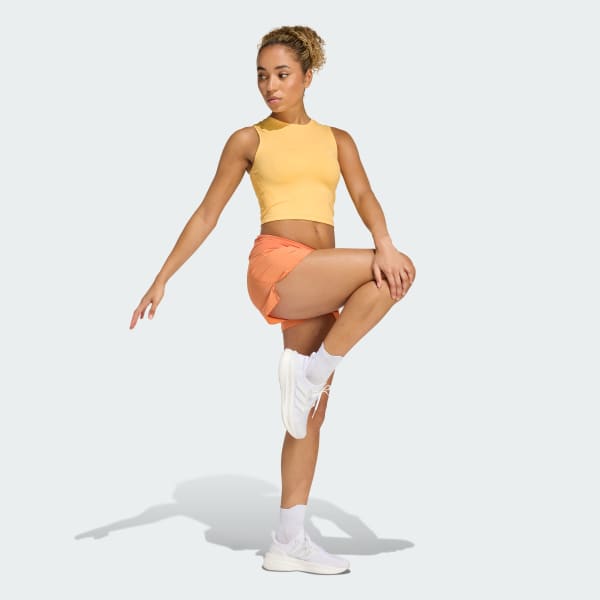 Naranja Playera corta sin mangas adi365 Iconic Running