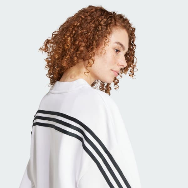 adidas Future Icons 3-Stripes Sweatshirt - White | adidas India