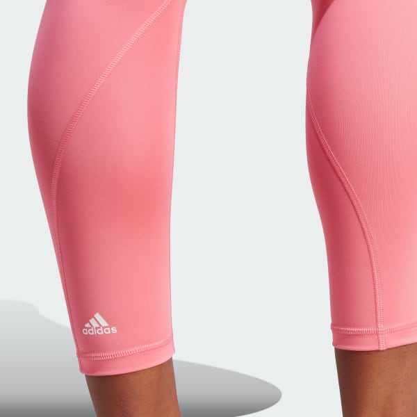 adidas Optime TrainIcons 3-Stripes 7/8 Leggings - Pink | Women\'s Training |  adidas US