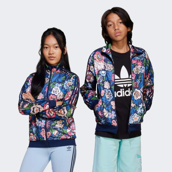 Azul Chamarra Deportiva Firebird adidas Originals x Liberty London Kids