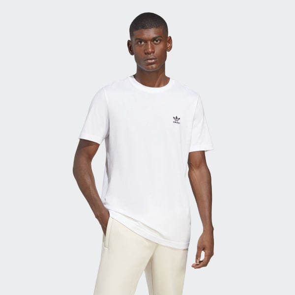 adidas Trefoil Essentials Tee - White | Men's Lifestyle | adidas US