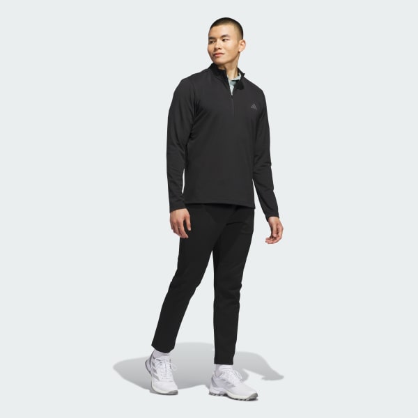 Black PERFORMANCE 3-STRIPE QUARTER-ZIP Sweatshirt