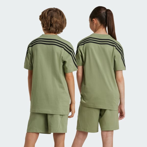 Green Future Icons 3-Stripes Tee