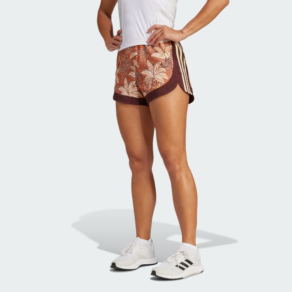 Yellow adidas x FARM Rio Pacer Shorts
