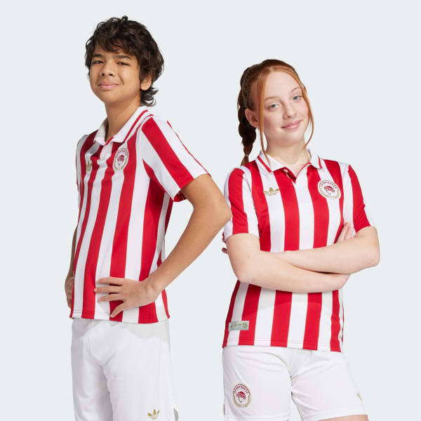 Blanc Maillot Olympiacos FC Anniversary Enfants
