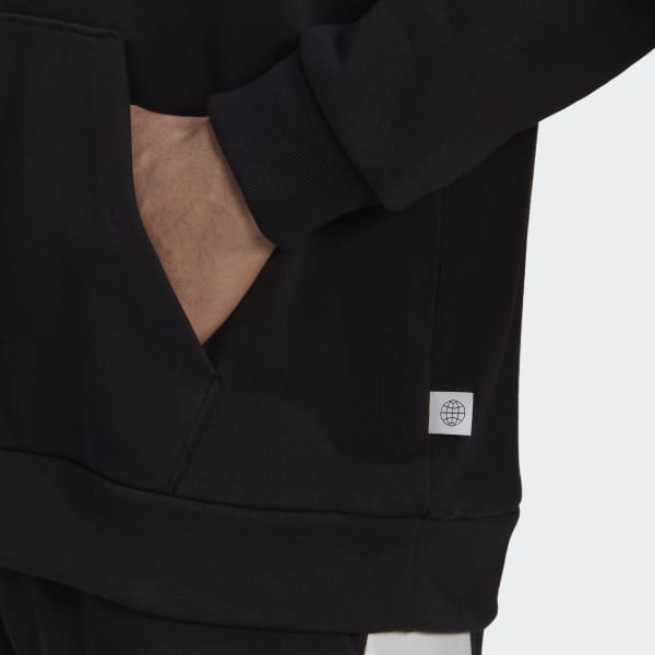 Nero Felpa con cappuccio Future Icons Embroidered Badge of Sport LA464