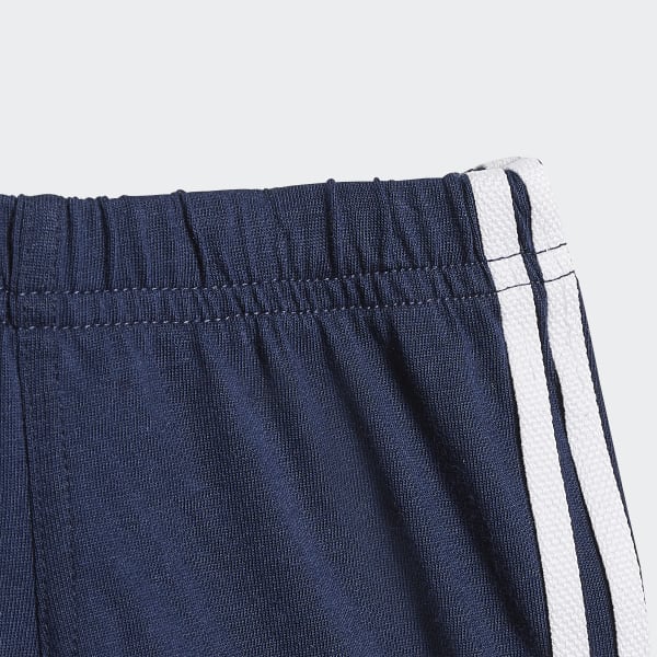 Blue Trefoil Shorts Tee Set
