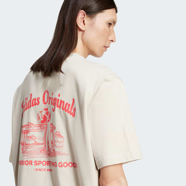 アディダス ウォバッシュ 半袖Tシャツ - ベージュ | アディダス