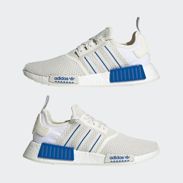 Nmd blancas y azules shop