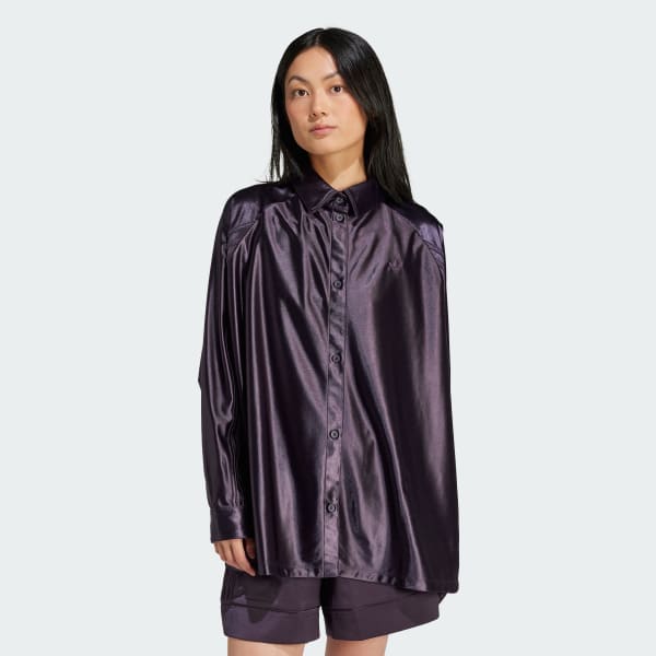 Adidas silk shirt online