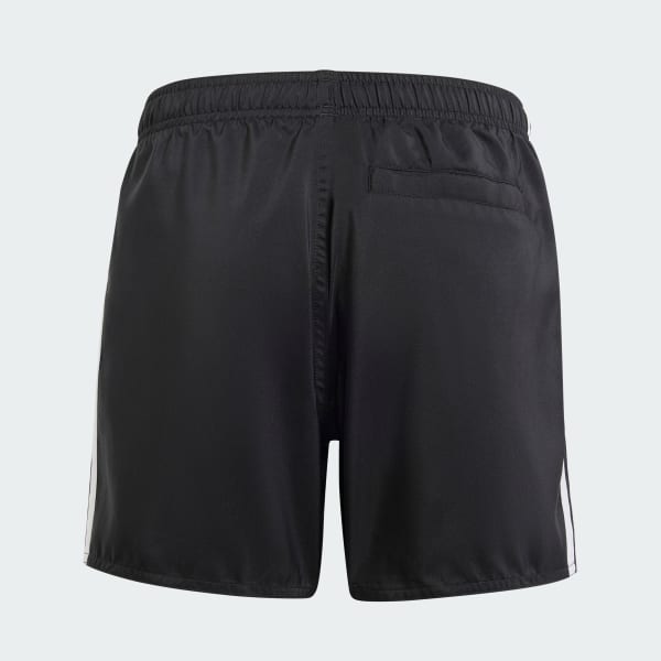 Black 3-Stripes Swim Shorts Kids