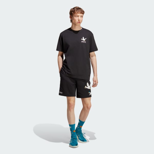 Svart adidas Adventure Graphic Duckies T-skjorte