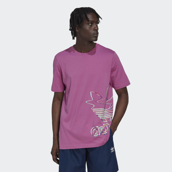 Pourpre T-shirt manches courtes Hyperreal