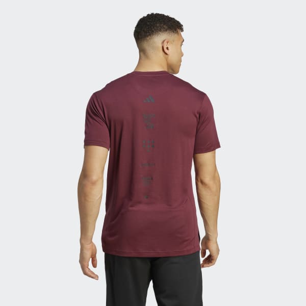 Burgundy Yoga Training T-shirt