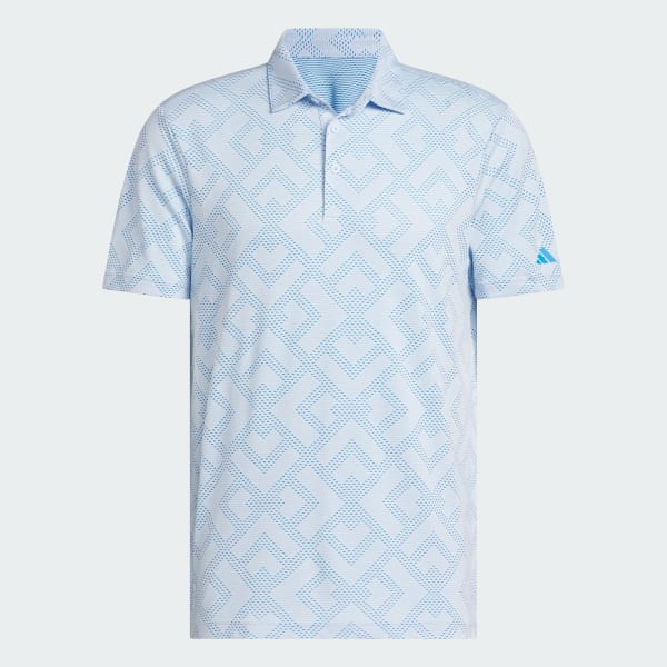 Blue ULTIMATE365 JACQUARD POLO SHIRT